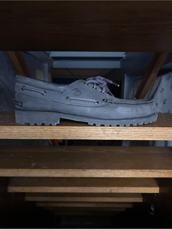 Timberland Other - Timberland Men's Dark Gray Leather Boat Shoe